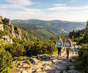 Dobre warunki w Karkonoszach. Na co muszą uważać turyści na szlakach