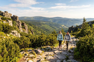 Dobre warunki w Karkonoszach. Na co muszą uważać turyści na szlakach