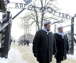 74. rocznica wyzwolenia niemieckiego nazistowskiego obozu koncentracyjnego i zaglady Auschwitz