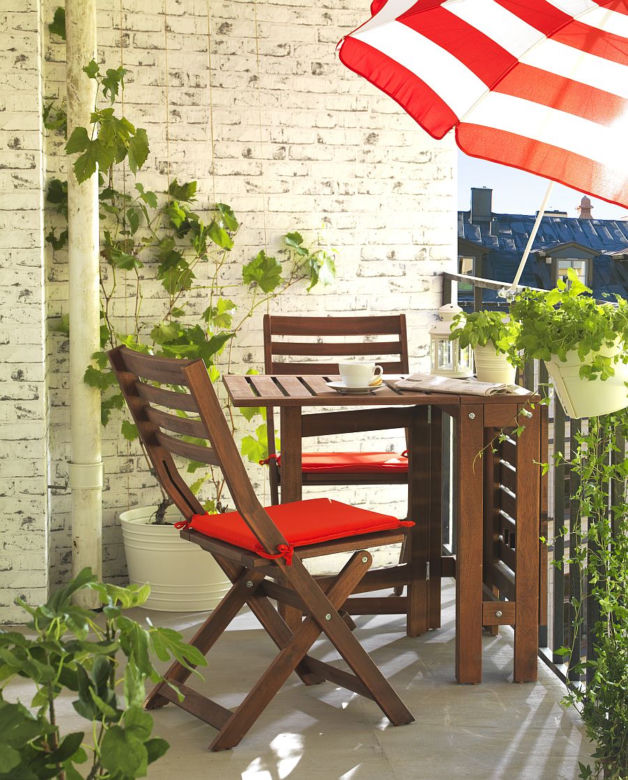 Balkon magiczny i praktyczny IKEA