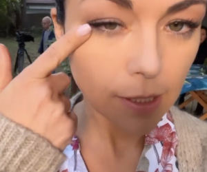 M jak miłość. Katarzyna Cichopek (Kinga) na planie 