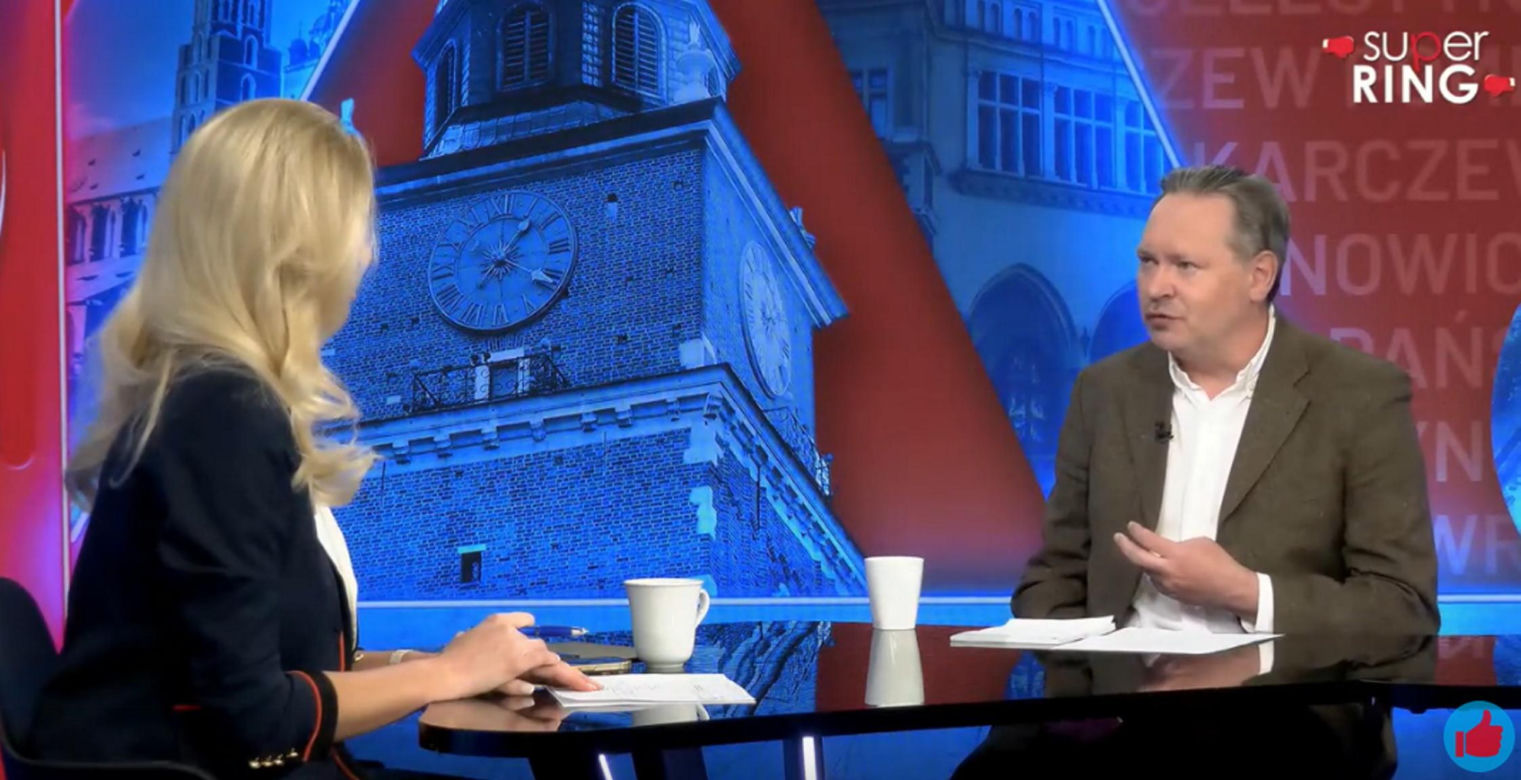 Prof. Tomasz Grosse gościem programu "Poranny Ring"