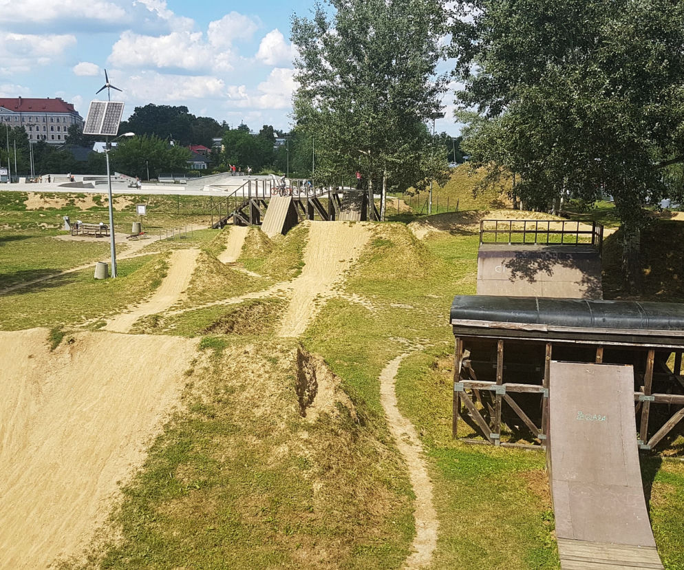 Dirt park w Rzeszowie przed modernizacją
