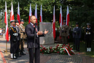 Karol Nawrocki na obchodach 82. rocznicy Powstania Warszawskiego