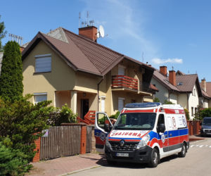 Desperat zabarykadował się w domu