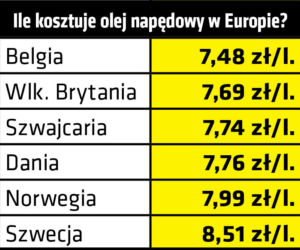 Ile benzyny możemy kupić za polską pensję?