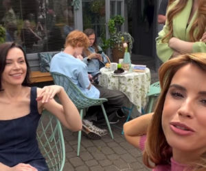 M jak miłość nowy sezon na planie. Kama (Michalina Sosna), Elżbieta Domańska (Katarzyna Dąbrowska), Martyna (Magdalena Turczeniewicz)