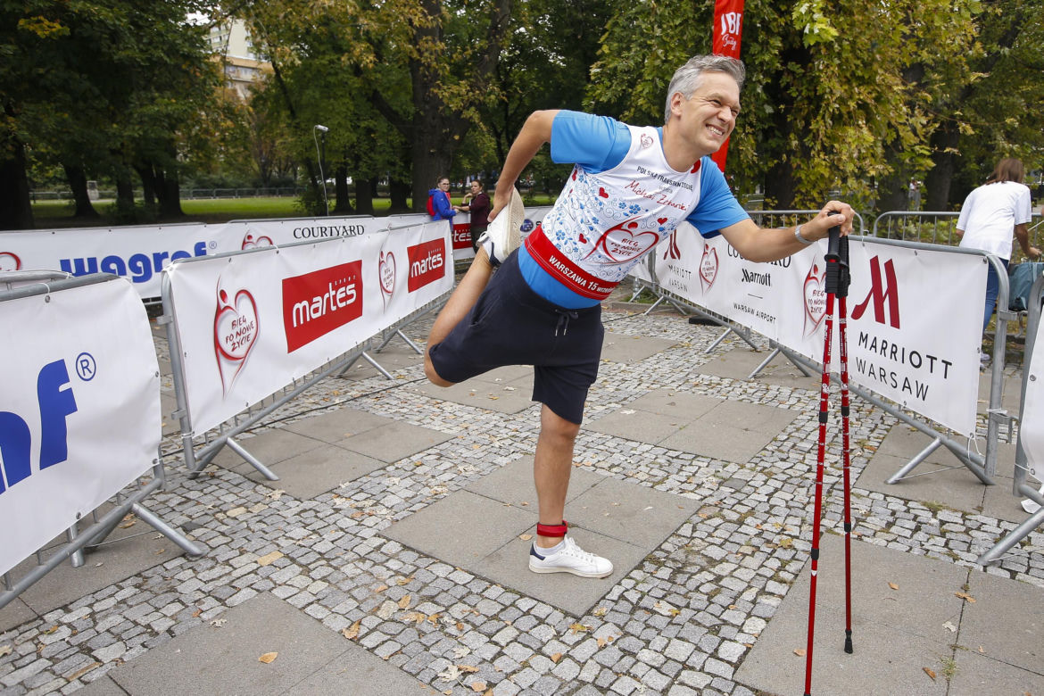Michał Żebrowski w formie życia