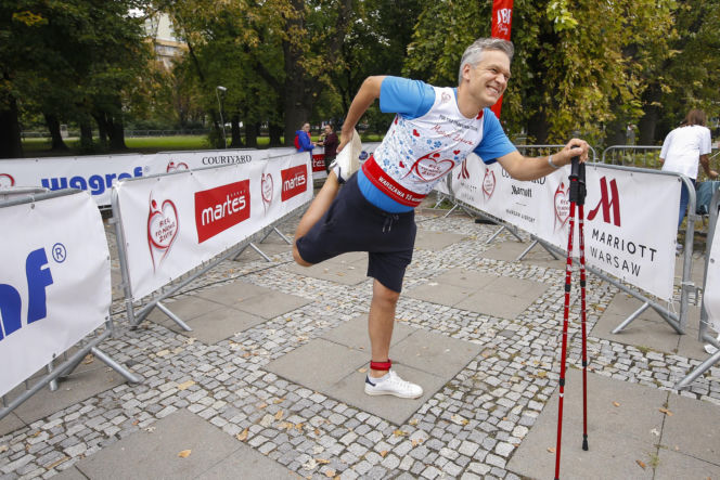 Michał Żebrowski w formie życia