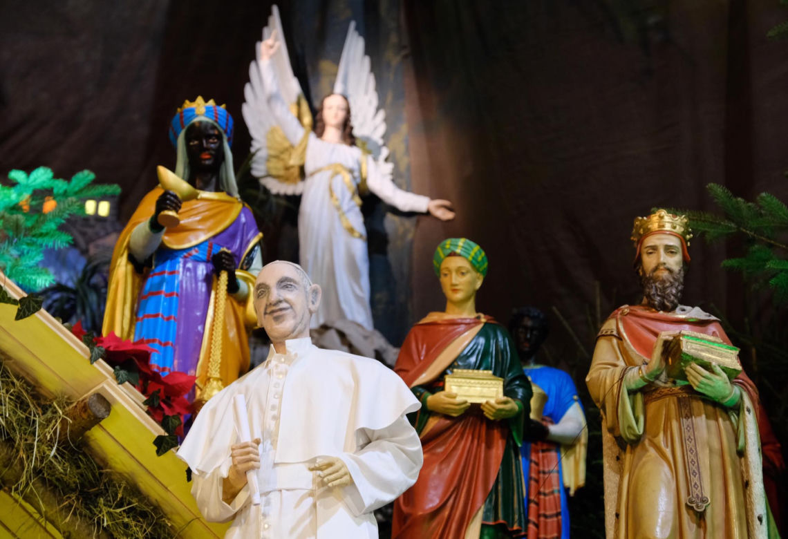 Szopka ojców franciszkanów w Katowicach Panewnikach