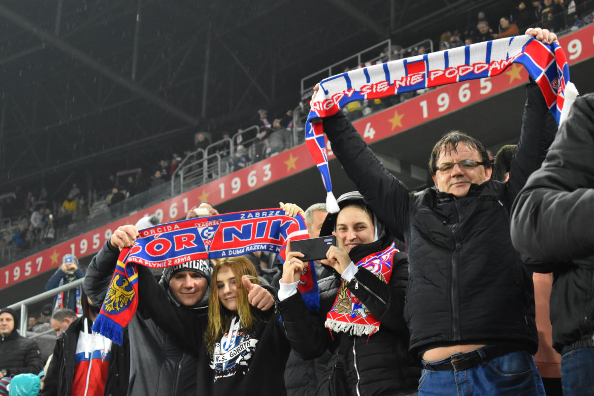 Górnik wygrywa wysoko na koniec roku. Jagiellonia pokonana na Arenie Zabrze [ZDJĘCIA KIBICÓW]