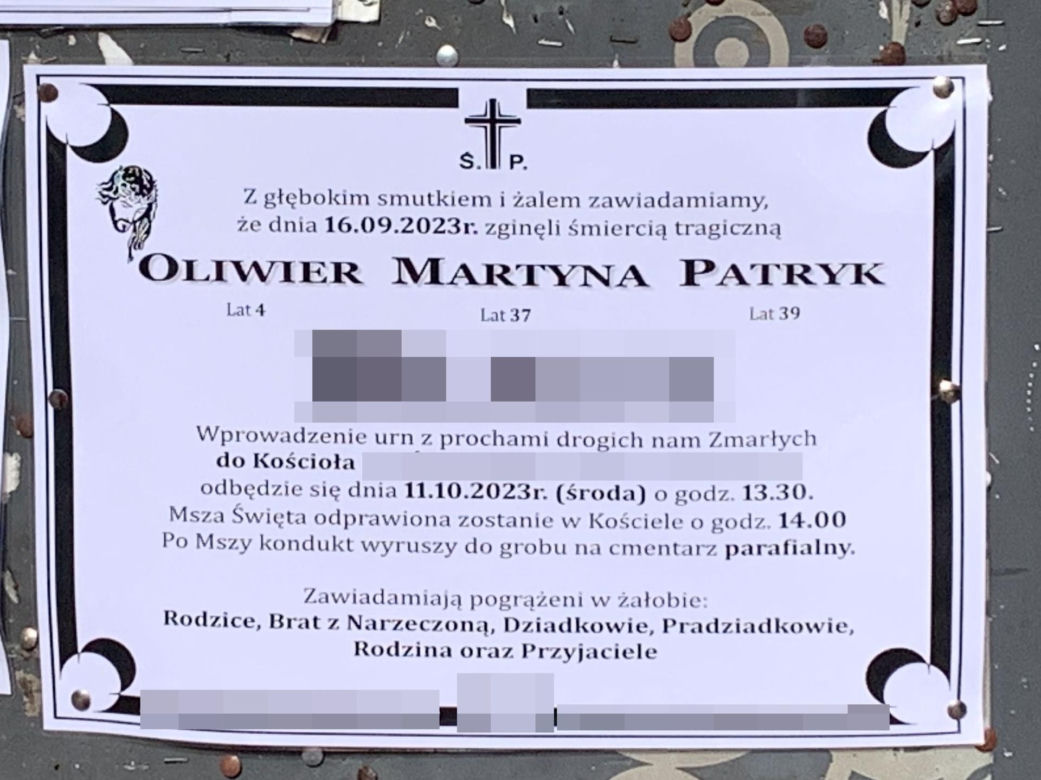 Ostatnie pożegnanie rodziny, która zginęła w tragicznym wypadku na A1. Morze łez