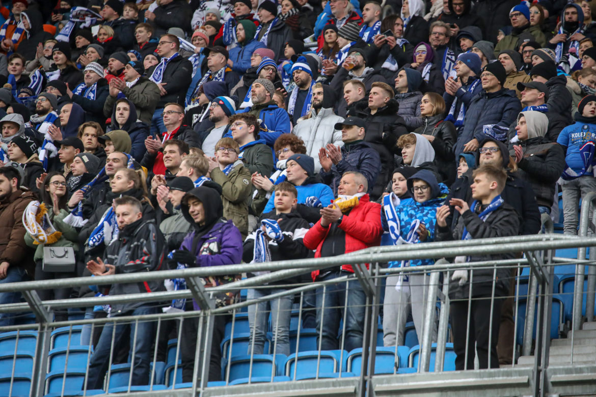 Tak bawili się kibice na meczu Lech Poznań - Pogoń Szczecin