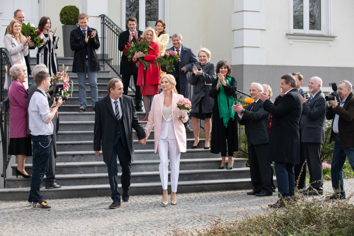 Na Wspólnej odc. 2730. Ewa (Ewa Gawrykuk), Arek Ostrowski (Marek Kalita)