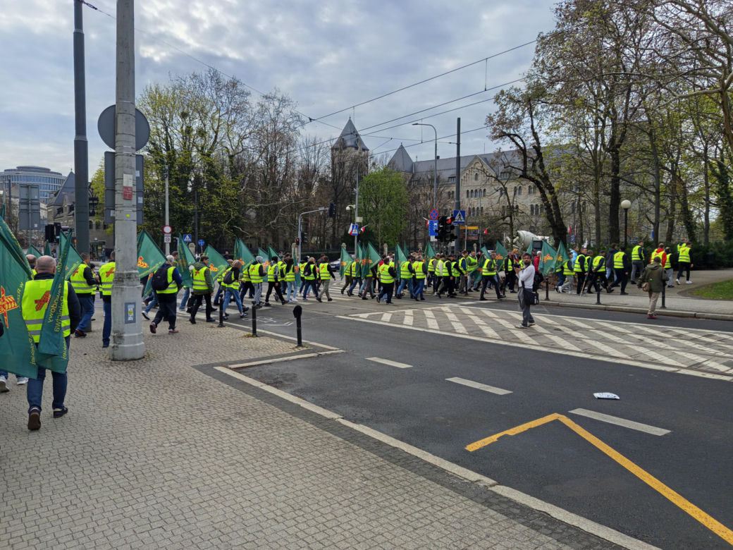 Protest rolników w Poznaniu. 14.04