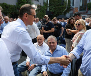 Tak grillował Morawiecki