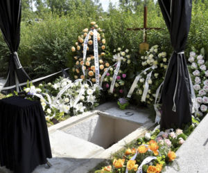 Pogrzeb ojca poszukiwanego Dawidka