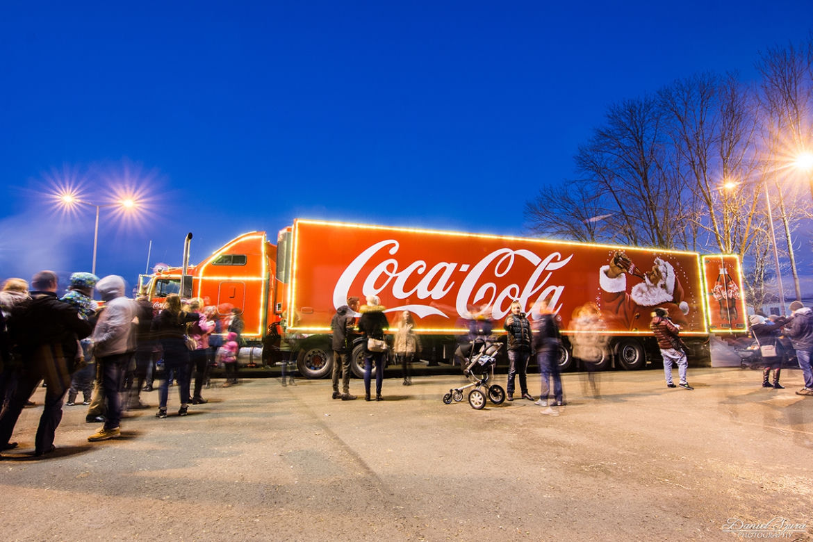 Świąteczna ciężarówka Coca-Coli dojechała do Krakowa! Zobaczcie zdjęcia [GALERIA]