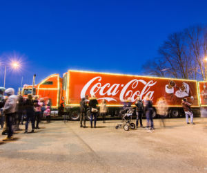 Świąteczna ciężarówka Coca-Coli dojechała do Krakowa! Zobaczcie zdjęcia [GALERIA]