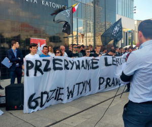 Katowice: Narodowcy demonstrowali w Katowicach! Domagają się m.in. dymisji Marcina Krupy [ZDJĘCIA, AUDIO]