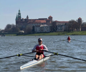 Rozpromienione Janja Lesar i Katarzyna Zillmann tańcują na ulicy. Fajna para?