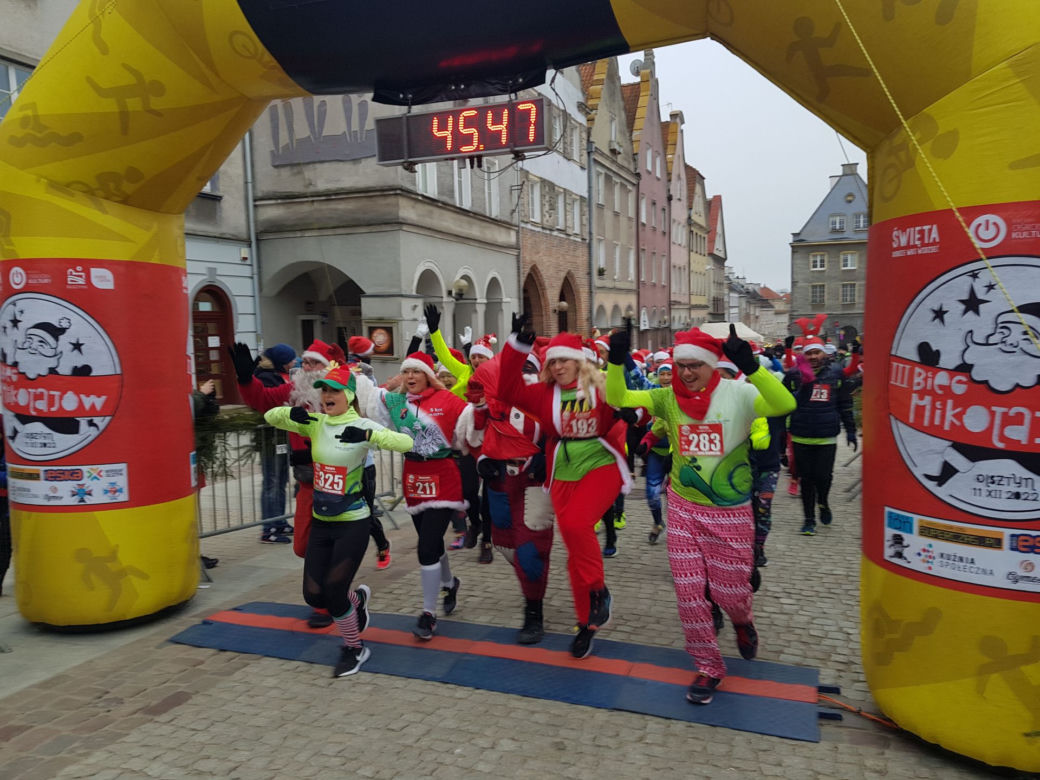 III Bieg Mikołajów w Olsztynie