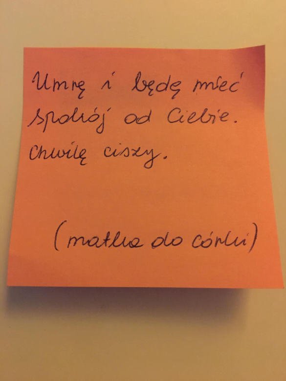 Te słowa dzieci mają uświadomić. Kolorowe karteczki stały się już symbolem 