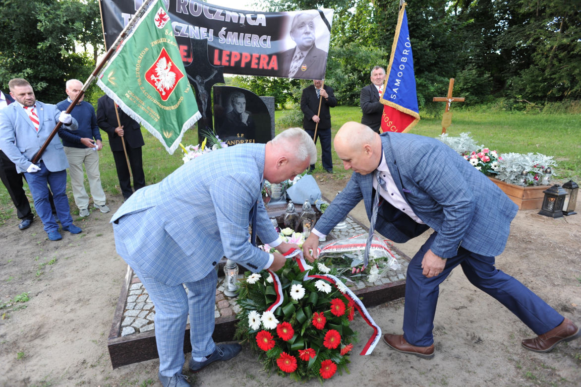 Grób Andrzeja Leppera