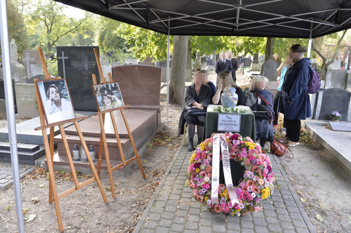 Pogrzeb Małgorzaty Daniszewskiej, wdowy po Jerzym Urbanie
