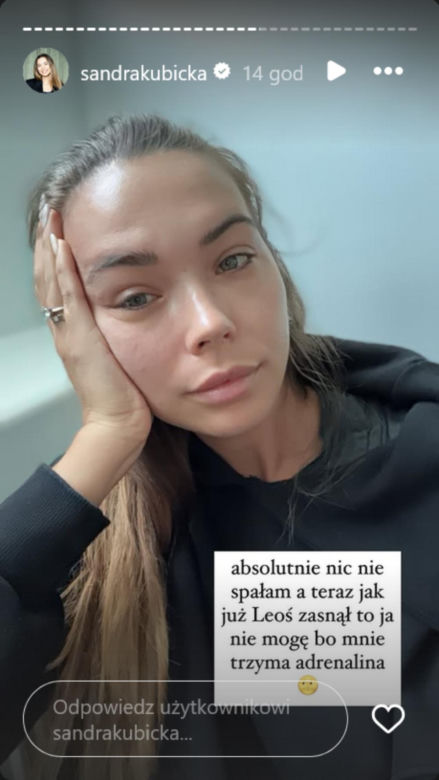 Sandra Kubicka była przerażona
