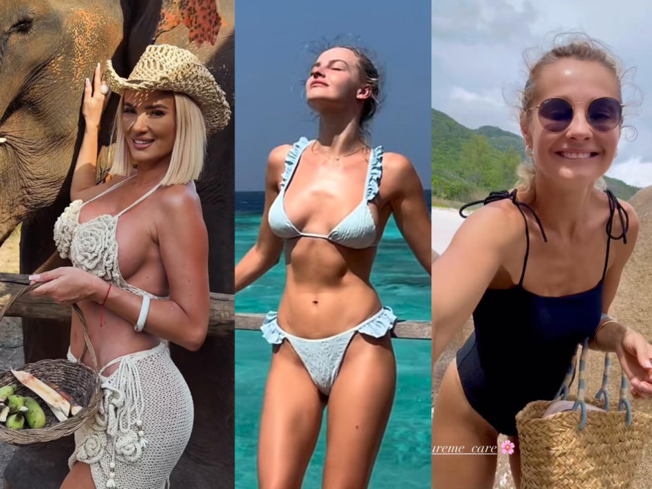 Gwiazdy witają nowy rok w bikini