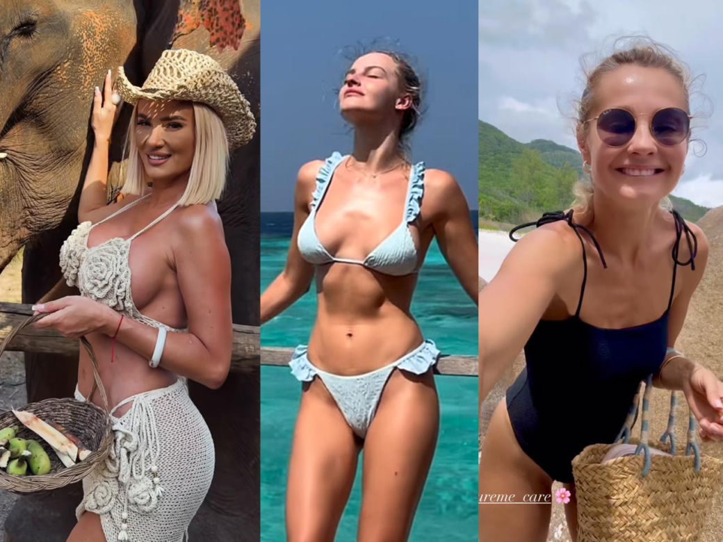Gwiazdy witają nowy rok w bikini