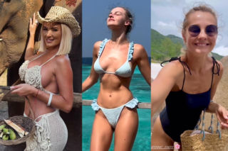 Dżungla, bikini i słonie. Te gwiazdy witają nowy rok w upale. DUŻO GORĄCYCH ZDJĘĆ