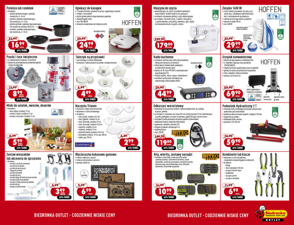 Promocje w outlecie Biedronki
