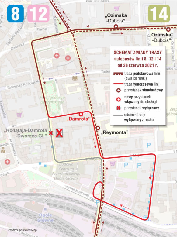 MZK Opole zmienia kursy! Duże utrudnienia od 28 czerwca. Sprawdź, co się zmieni [GALERIA]