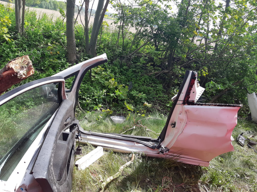Tragiczny wypadek w Wyrach. Nie żyje 34-letni mężczyzna