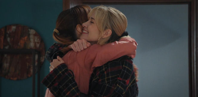 M jak miłość odc. 1919. Ania (Alina Szczegielniak), Kama (Michalina Sosna)