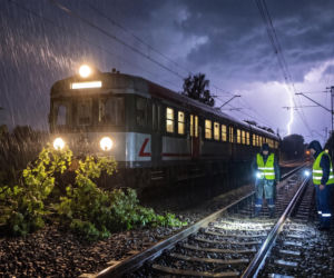 Burze paraliżują Zachodniopomorskie. Co zatrzymało pociąg z pasażerami w nocy?