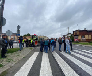 Protest rolników w Łódzkiem 24.08