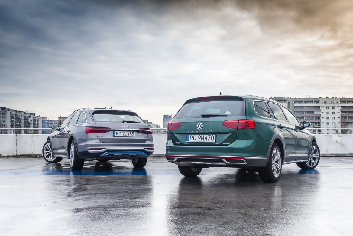 Audi A6 allroad 50 TDI quattro tiptronic vs. Volkswagen Passat Alltrack 2.0 TDI 4Motion DSG7