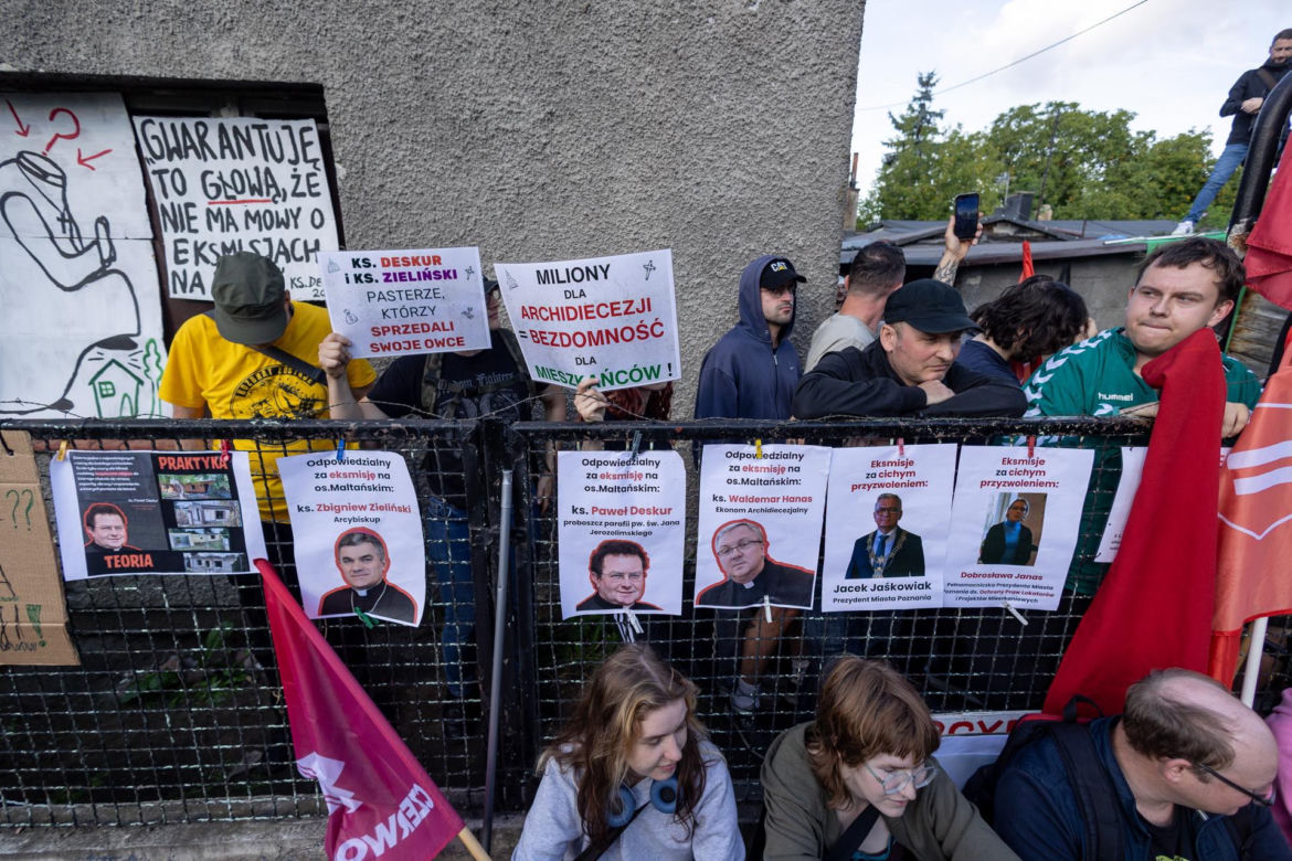 Blokada eksmisji na Osiedlu Maltańskim