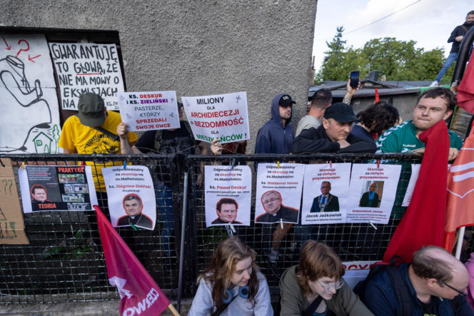 Blokada eksmisji na Osiedlu Maltańskim