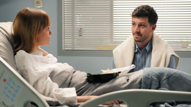 Barwy szczęścia odc. 3261. Ola (Michalina Robakiewicz), Justin (Jasper Sołtysiewicz)