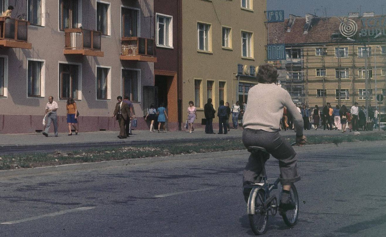 Koszalin, ul. Zwycięstwa, rok 1975