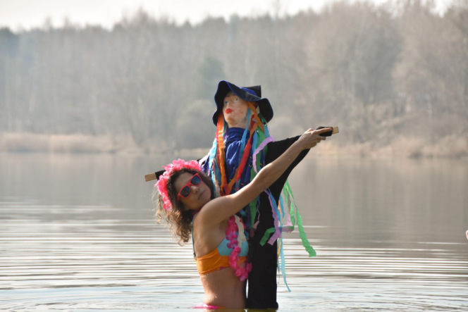 Królowe lodu i lodowi wojownicy pożegnali zimę. Marzanna wylądowała w głębinach!