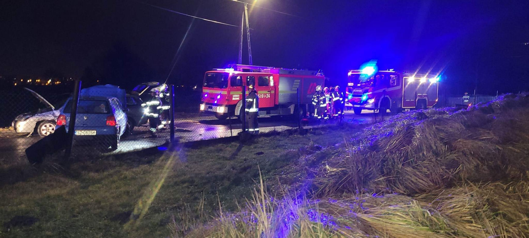 Wypadek w Łaziskach Górnych