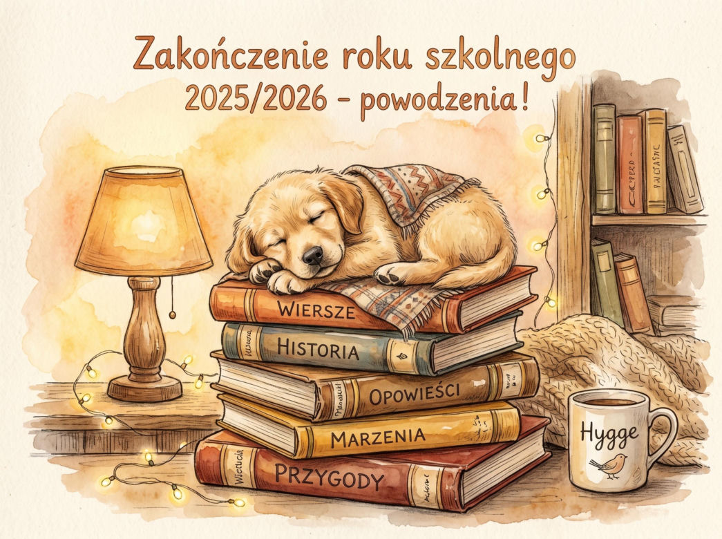 Kartka dla ucznia na zakończenie roku szkolnego
