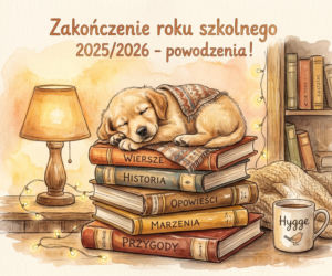 Kartka dla ucznia na zakończenie roku szkolnego