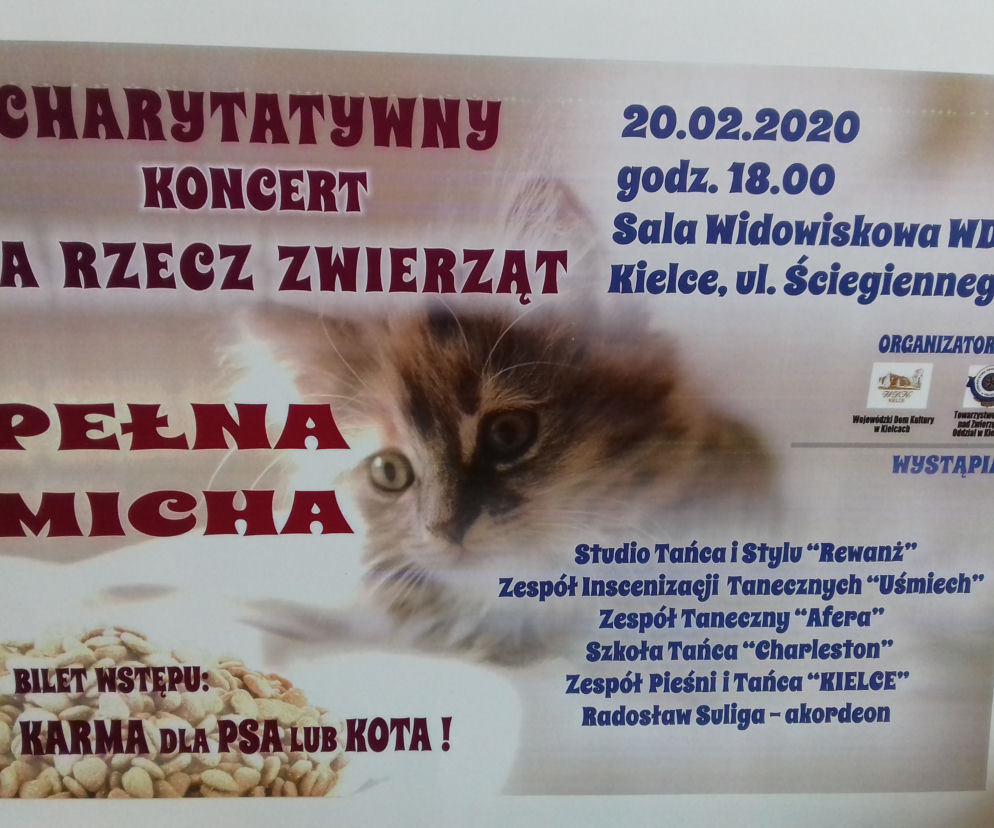 Koncert charytatywny Pełna micha
