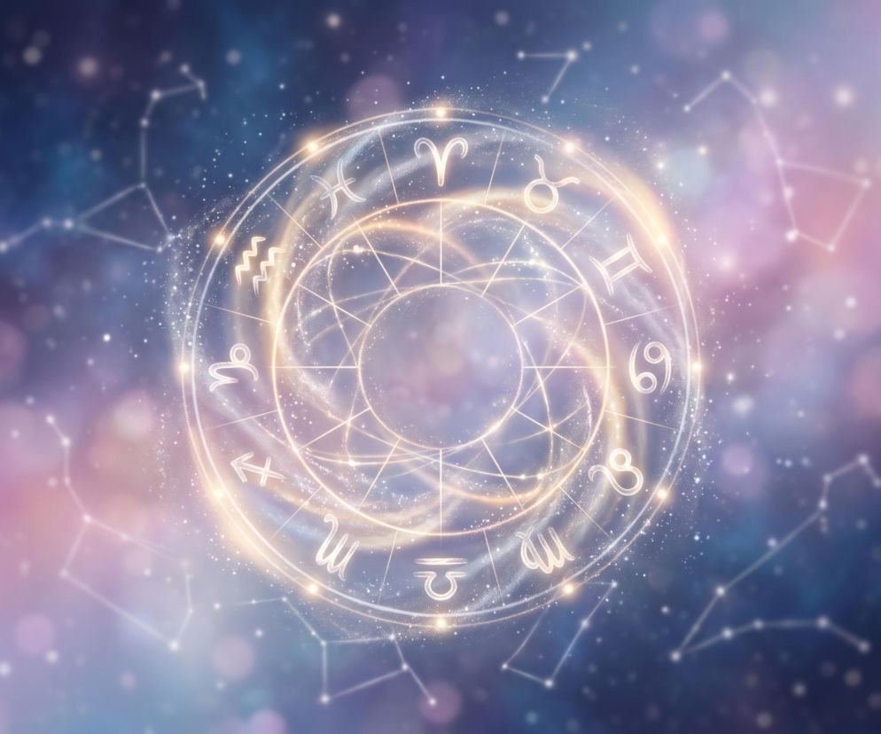 Znak zodiaku na tle rozgwieżdżonego kosmosu, symbolizujący horoskop dzienny i kosmiczną mądrość, która pomaga zamknąć przeszłość. Więcej o horoskopach na dziś i chiński nowy rok 2026 przeczytasz na naszym portalu.
